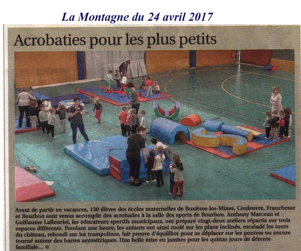 Acrobaties pour les plus petits