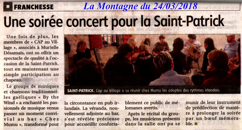 Une soirée concert pour la Saint Patrick 001