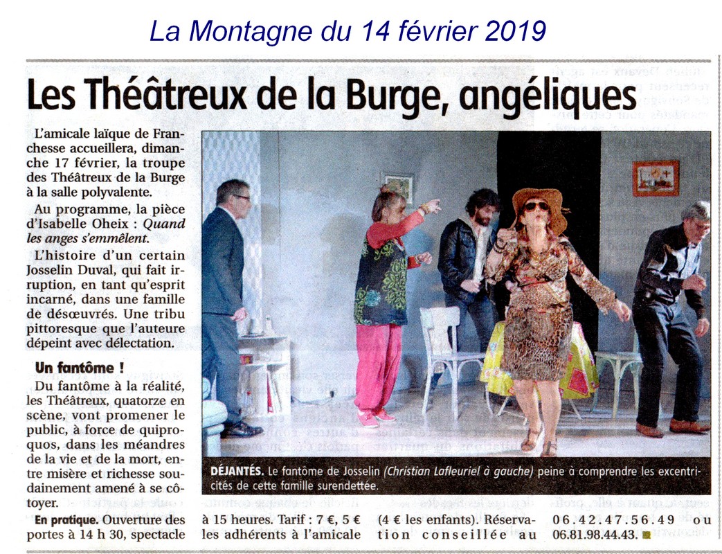 Les Théâtreux de la Burge angéliques