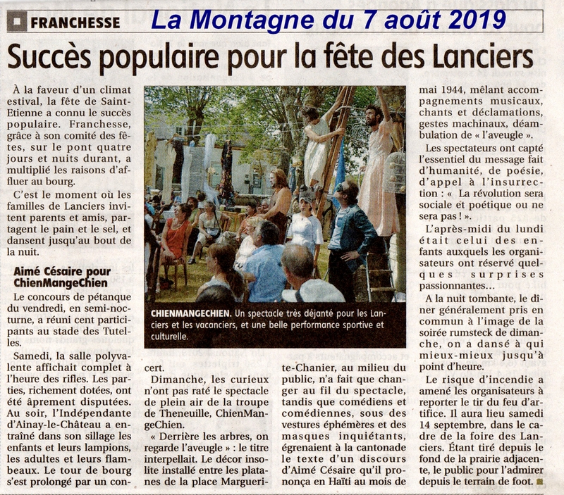 Succes populaire pour la fete des Lanciers 2019